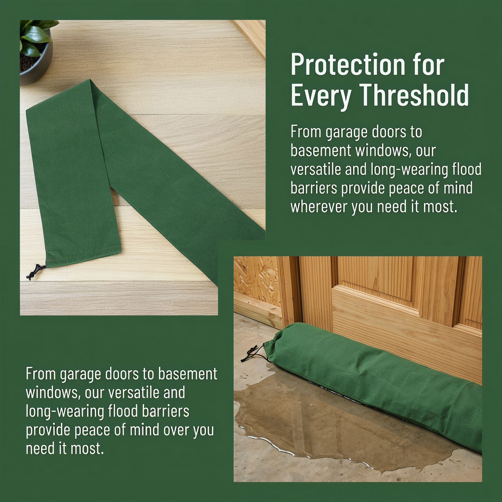 3Pcs Reusable Flood Barrier Sa - Flood Barrier Bag review and price