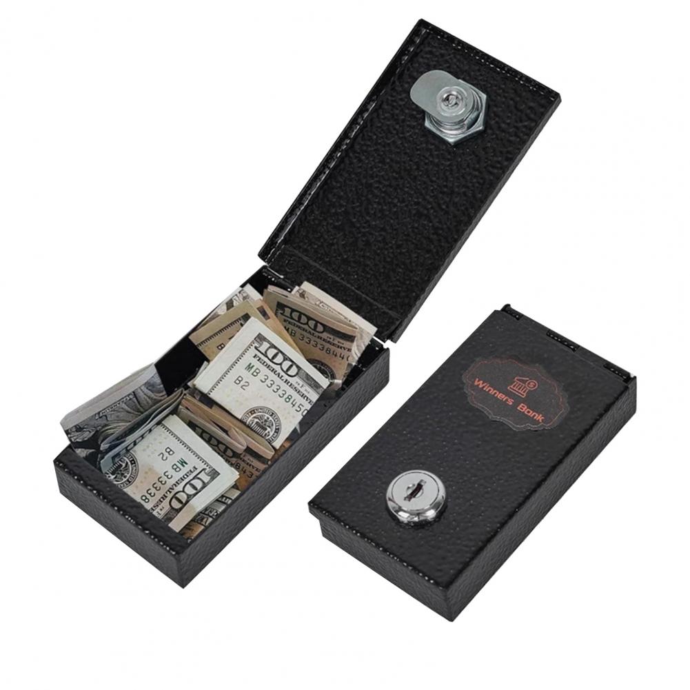 Metal Cash Box Portable Metal  - Lockbox Key Secure review and price