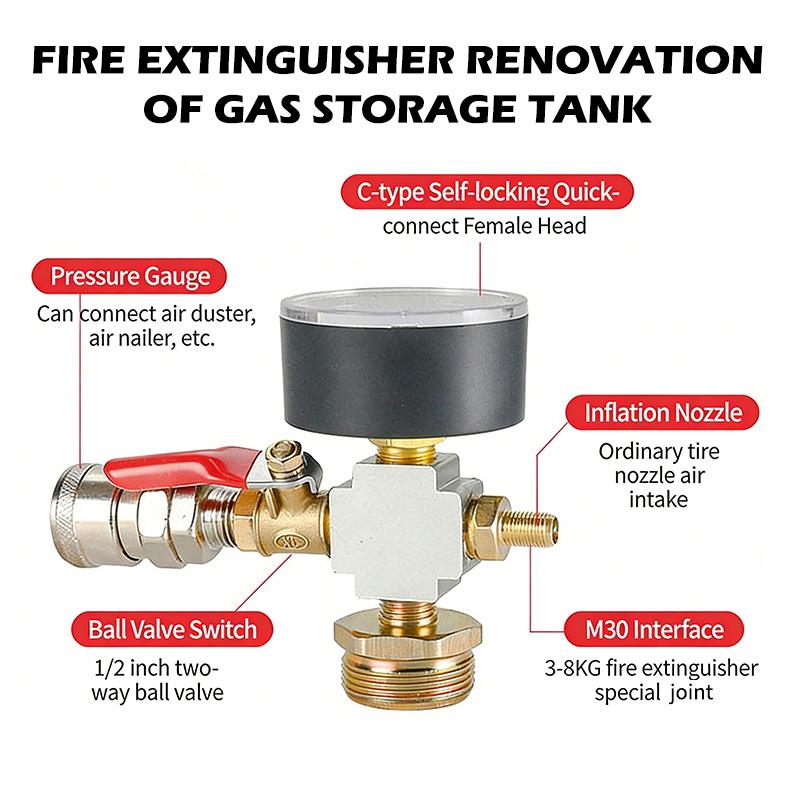 Air Pump Pressure Adapter Conv - Fire Extinguisher Small review and price
