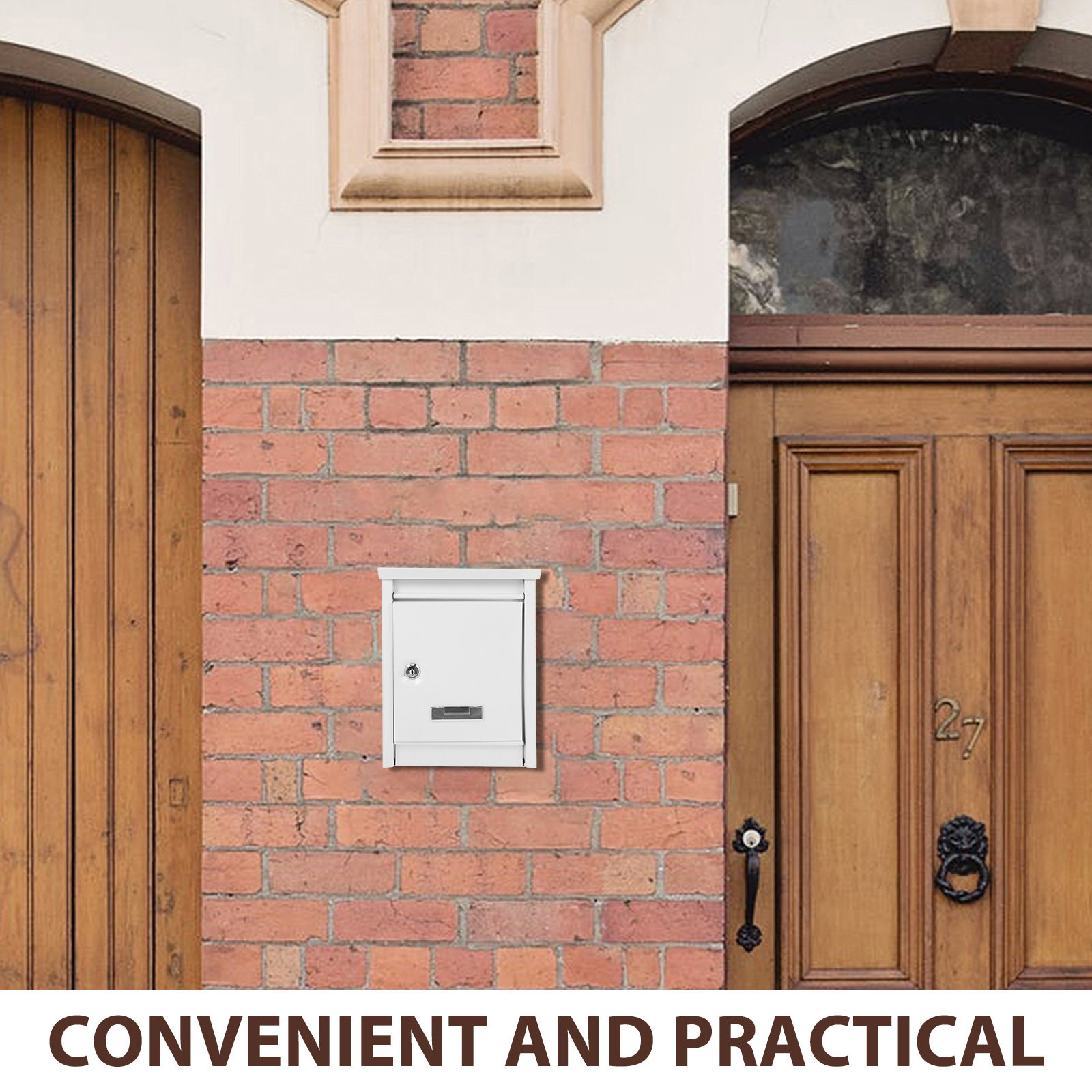 Metal Locking Villa Mailbox Bl - Lockbox Key Secure review and price