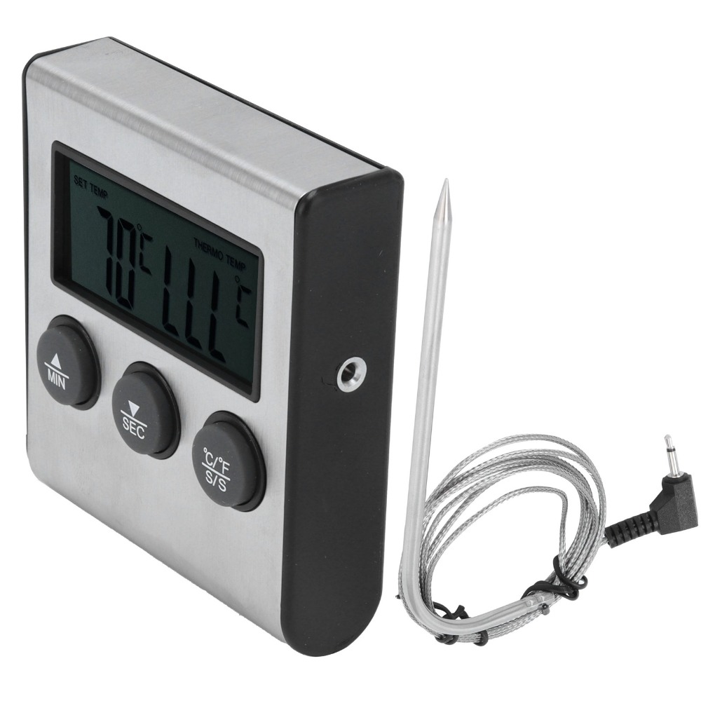Silver Digital BBQ Meat Thermo - Pool Alarm Float review and price